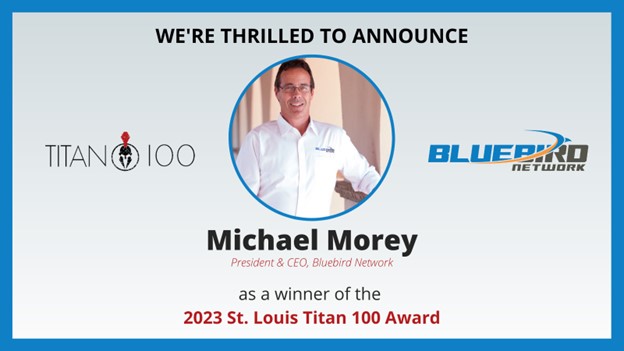 Michael Morey is Awarded Titan 100 for the Second Year in a Row